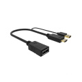 HDMI Male to DisplayPort Cable with w/USB Power Converter 4K@30Hz